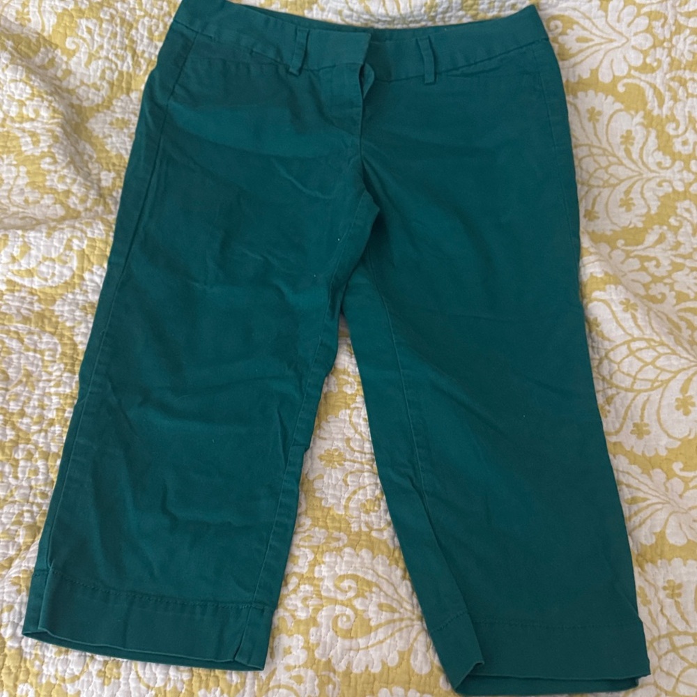 LOFT Green Waistband Pants